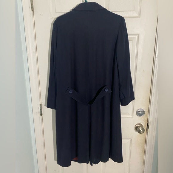 Double breasted Navy wool coat - Picture 6 of 12